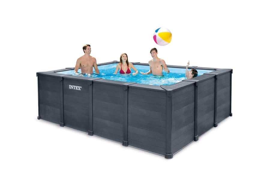 Правоъгълен басейн с пясъчна филтърна помпа Intex 26396NP 400x300x124см  