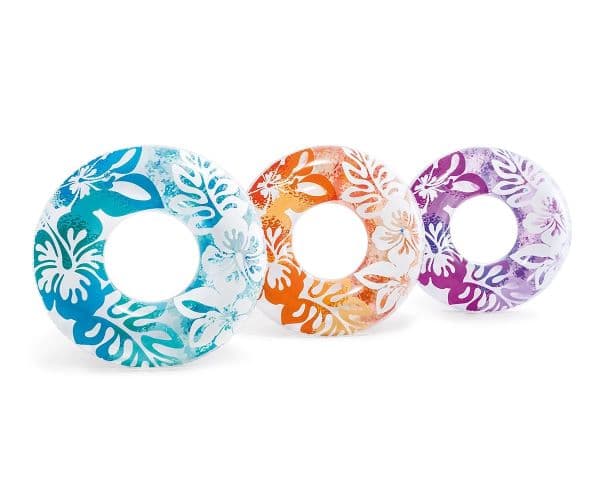Детски голям надуваем пояс Intex Clear Color 59251NP ø91см  