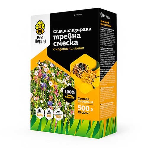 Тревна смеска с медоносни цветя Bee happy Лактофол 500г 