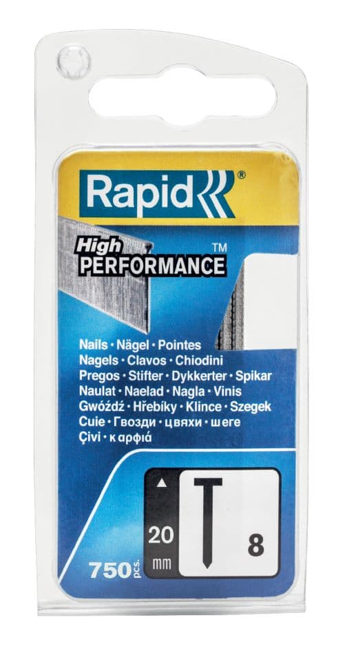 Пирони за такер Rapid 8/20мм 750 броя