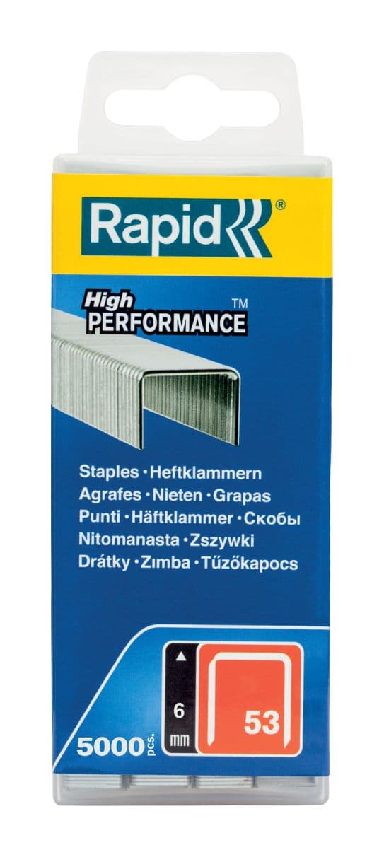 Скоби за такер Rapid 53/6мм 5000 броя