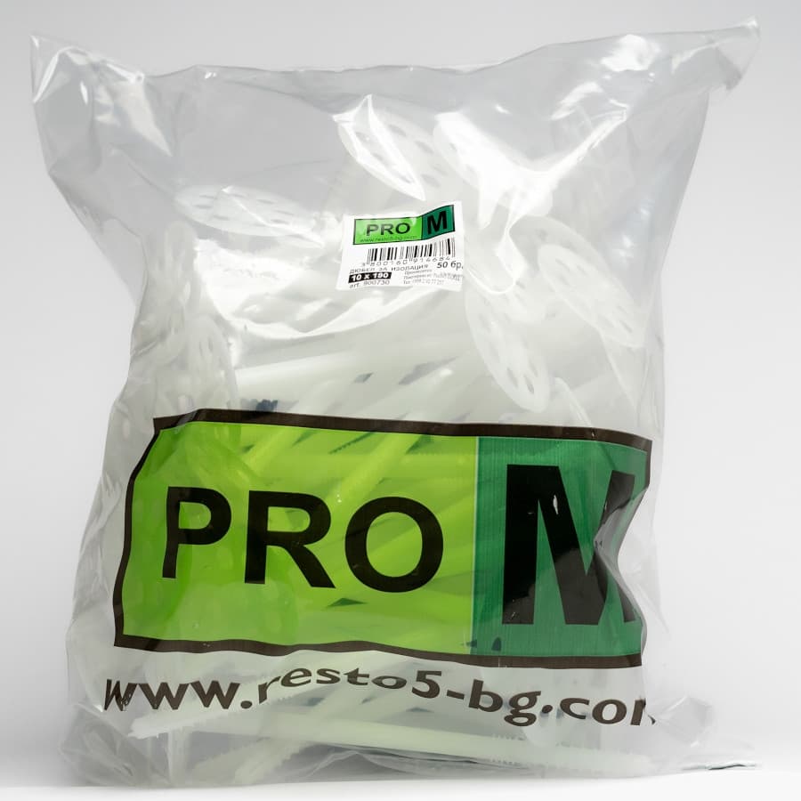 Дюбел за изолация Pro M ø10x190мм 50 бр
