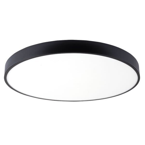 LED плафон кръг Optonica 30W AC175-260V черен