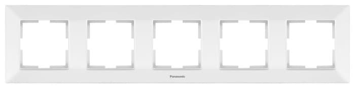 Петорна рамка Аркедия Слим Panasonic бяла 