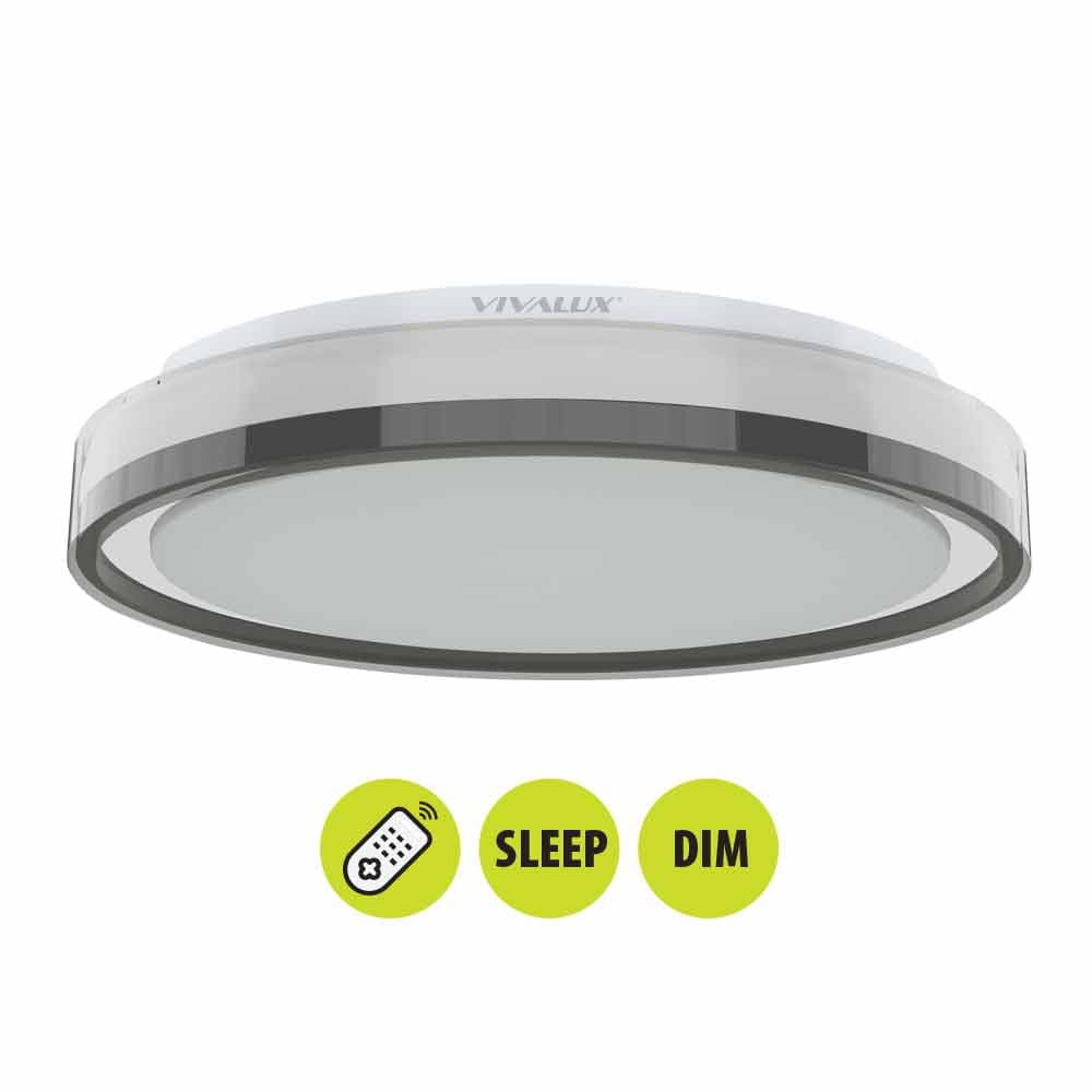 LED плафониера Vivalux Pleada 36W RGB 3000-6000K + дистанционно управление