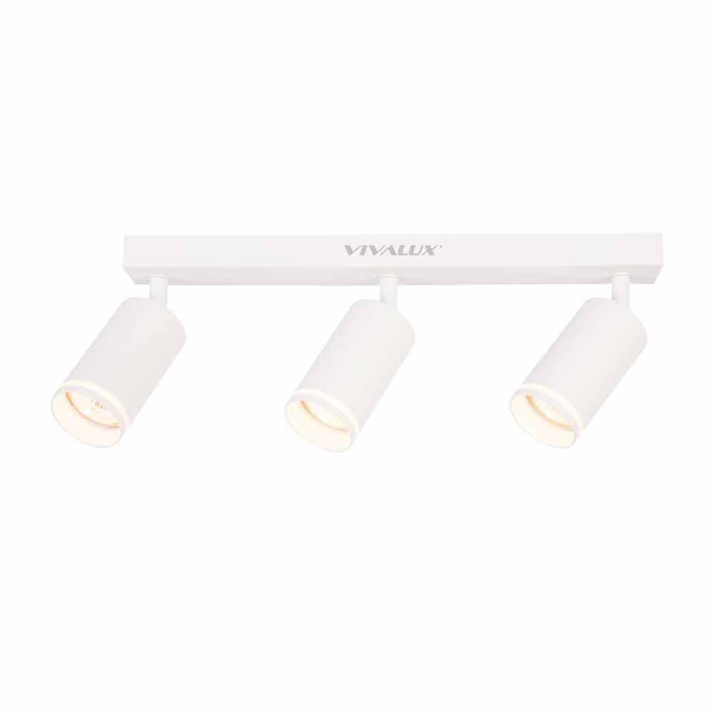 Линеен спот за таван Vivalux SP733-3L WH KING GU10 3x35W бял