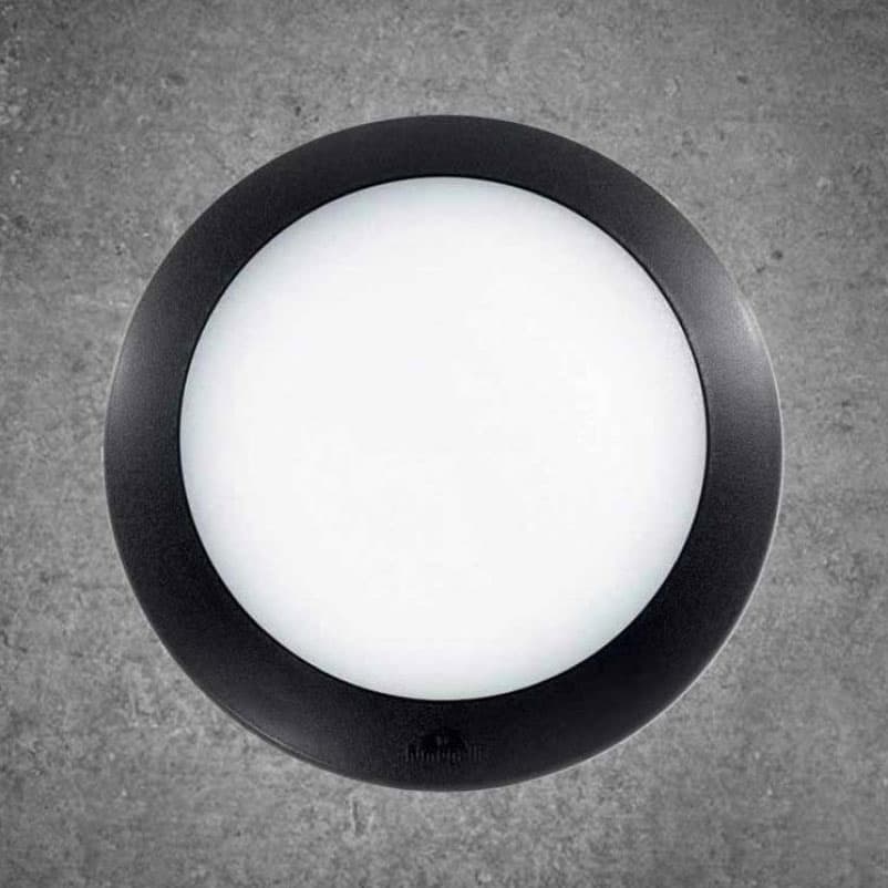Плафон Lightex Berta Fumagalli 1xЕ27 черен IP66