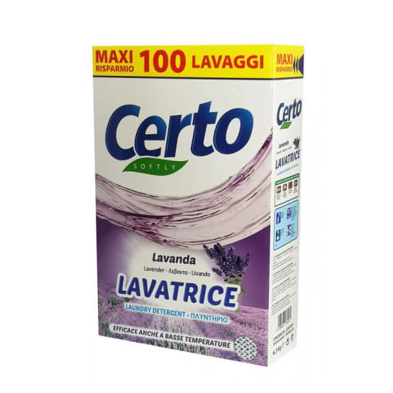 Прах за пране Certo Lavanda 5,5кг / 100 пранета