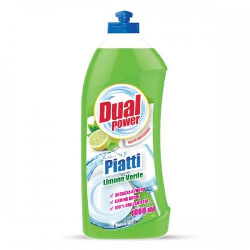 Препарат за съдове Dualpower Limone Verde 1л