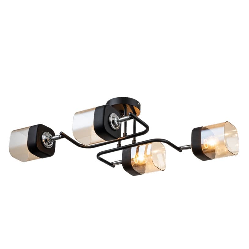 Осветително тяло Ziel Lighting SE-C3025/4BK черно