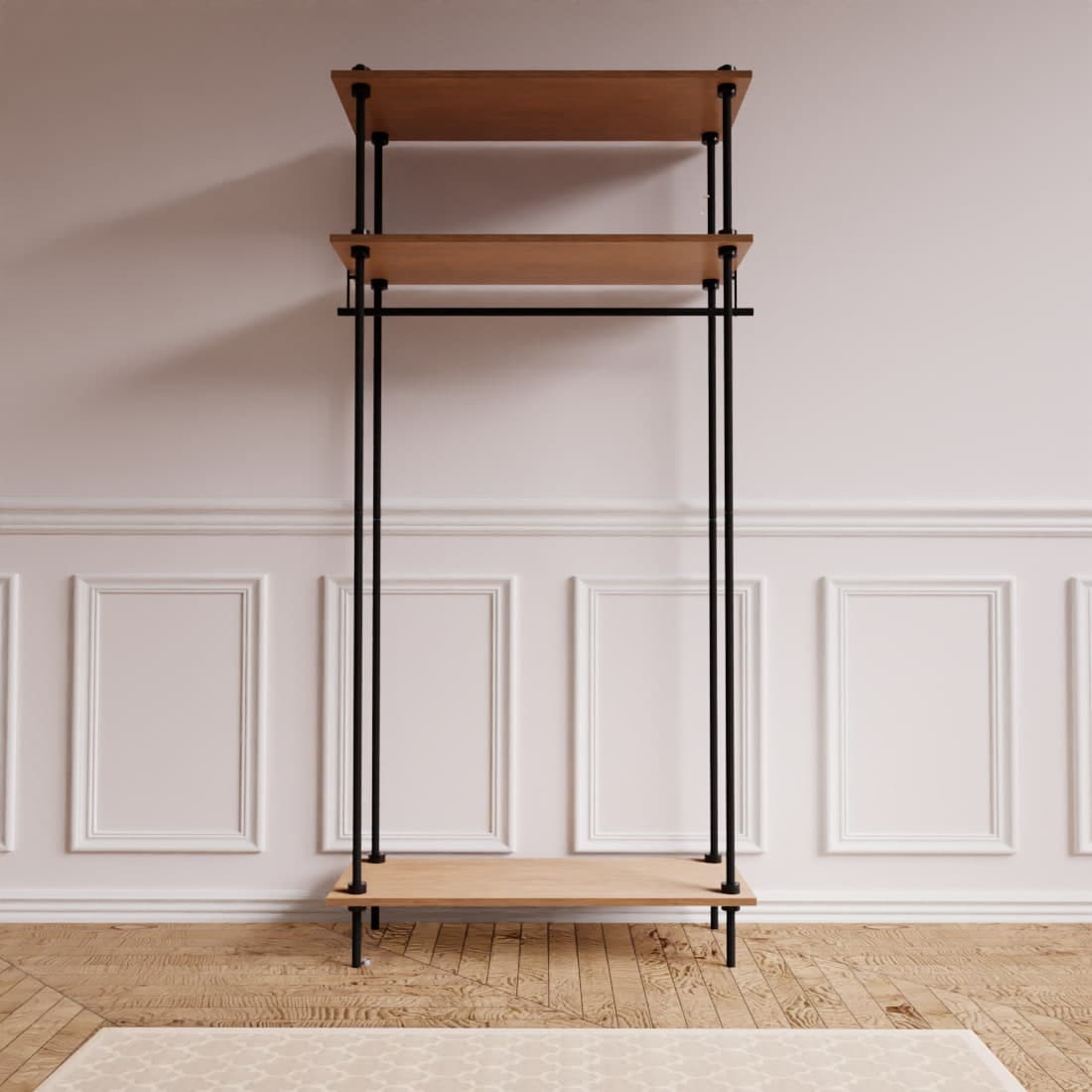 Стелаж метал + ЛПДЧ Deco Armario abierto 185x85x35см / до 30кг на рафт