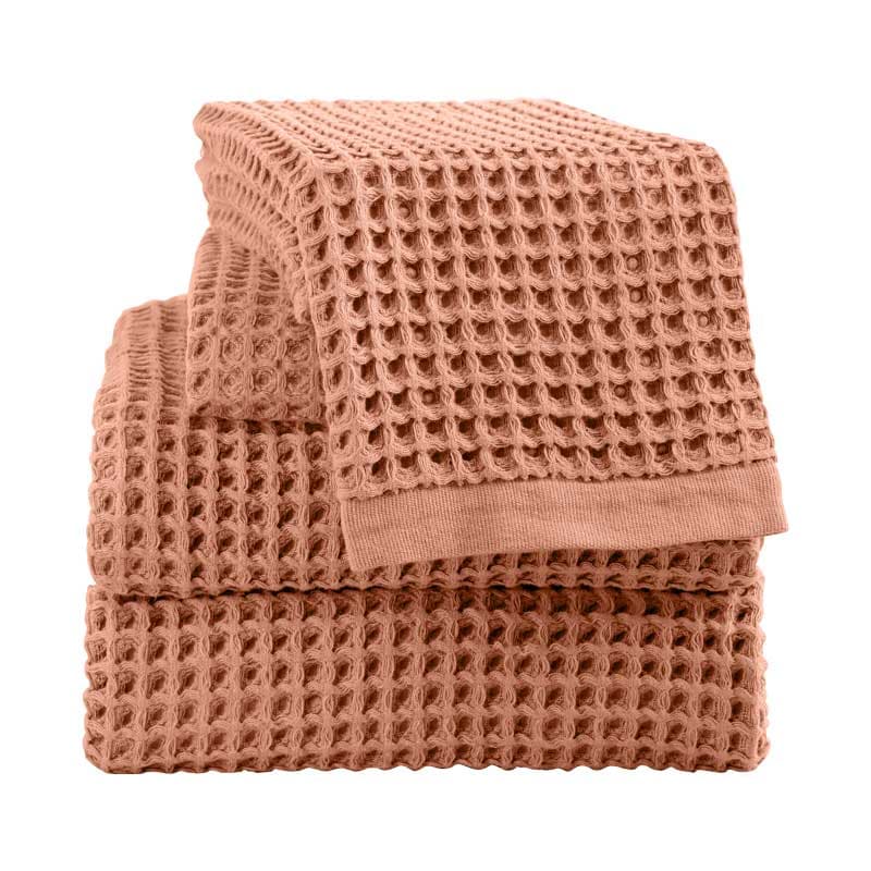 Хавлиена кърпа Dilios Waffle 30/50см праскова