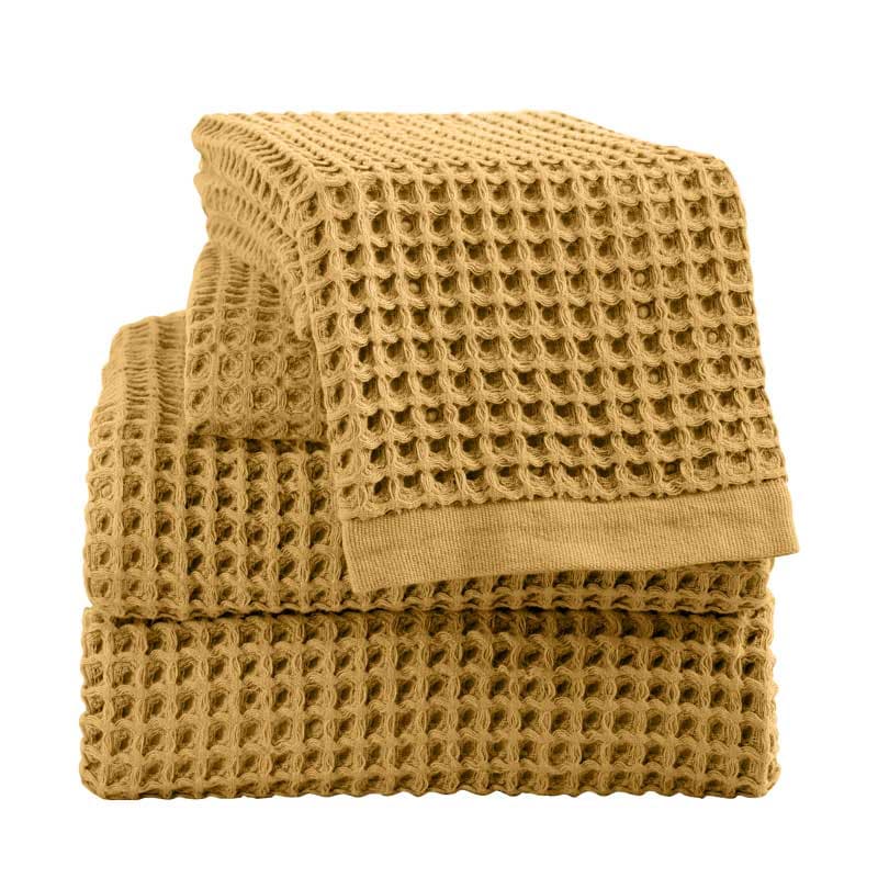 Хавлиена кърпа Dilios Waffle 50/80см охра