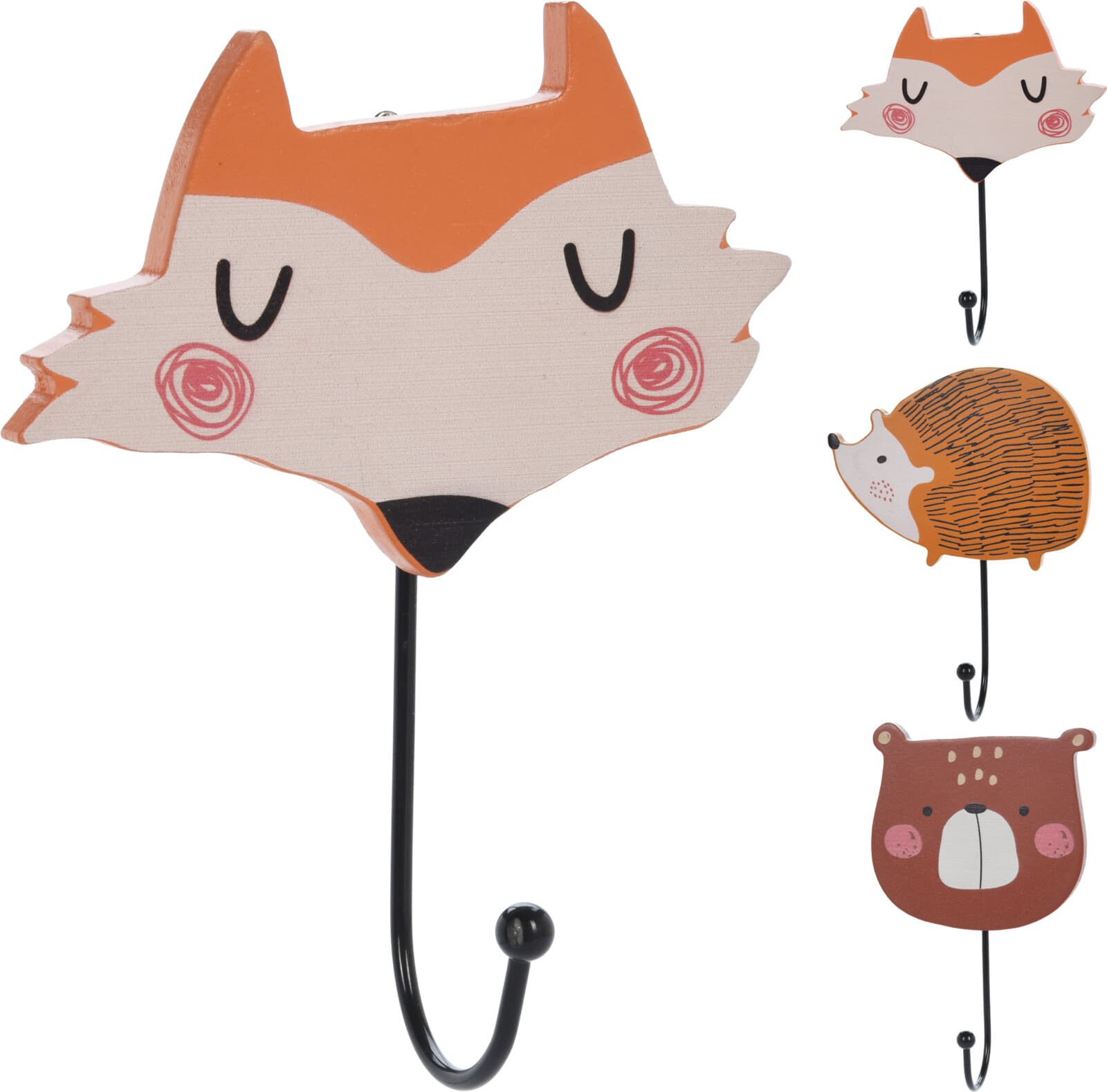Закачалка MDF Animal 11.5х15.5х3 см