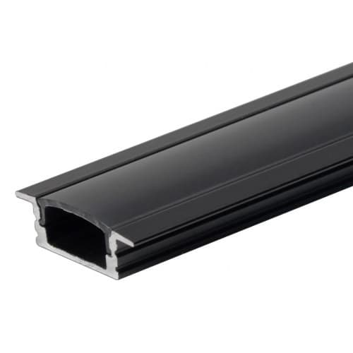 Алуминиев профил за LED лента за вграждане Optonica 2 м / черен 