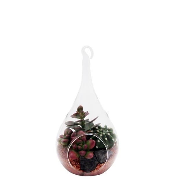 Стъклена аранжировка кактуси Cactus glass