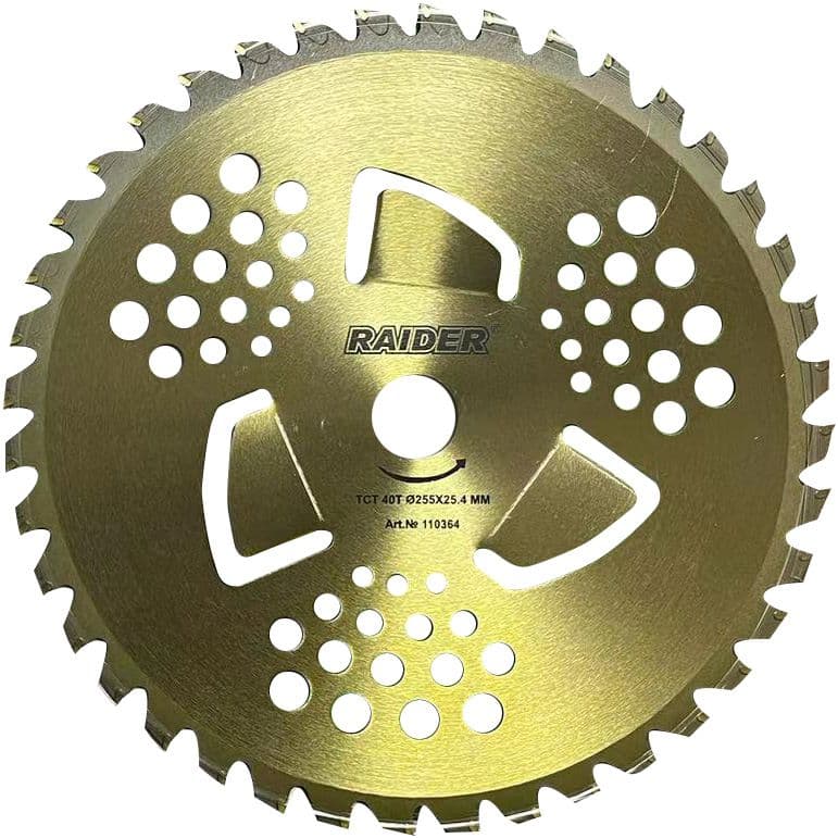 Диск за коса за плевели Raider 40TCT 4T ø255x25.4мм