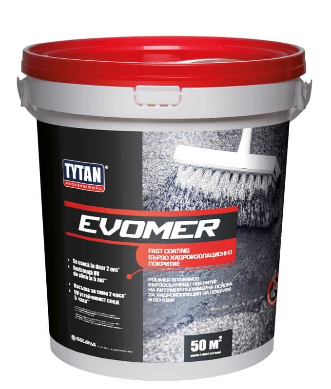 Бързо хидроизолационно покритие Tytan Evomer 18кг