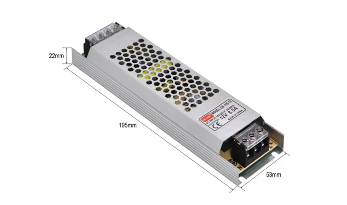 Захранване за LED лента 12V 100W