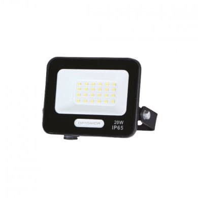 LED прожектор Optonica черен 20W 6000K IP65