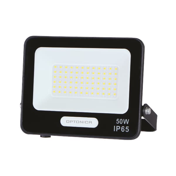 LED прожектор Optonica черен 50W 6000K  IP65 