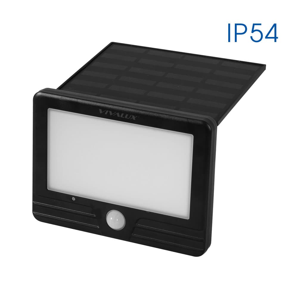 LED прожектор със соларен панел Vivalux Arad Solar 5W BK/CL