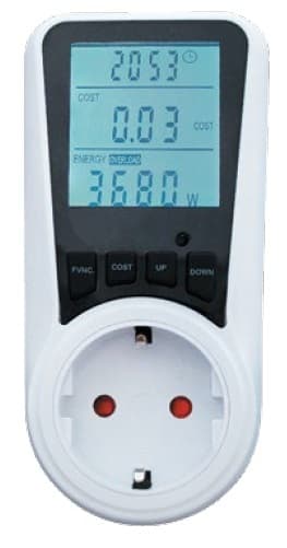 Измервател на мощност двойна тарифа Commel 16A 3680W 230V