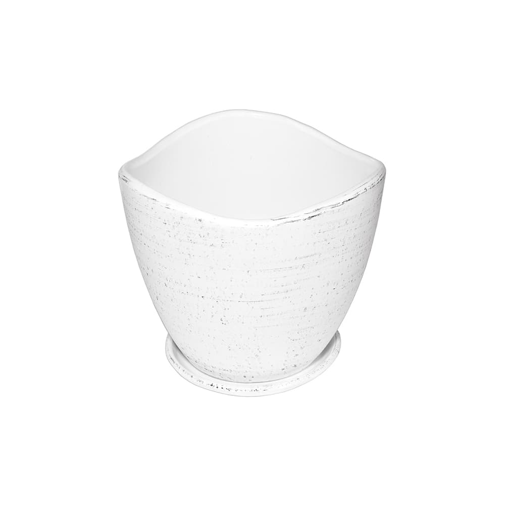 Саксия Pure White ø21x20см бяла