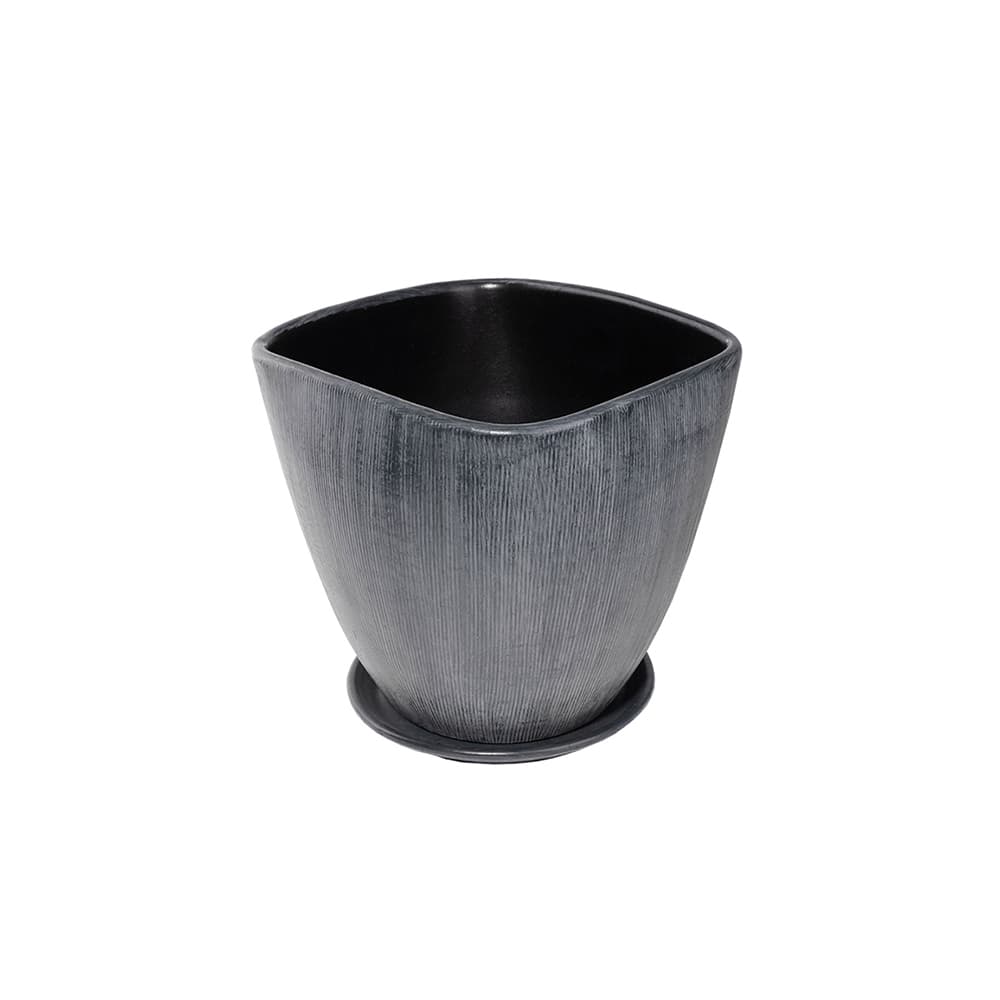 Саксия Black 18xH16см черна