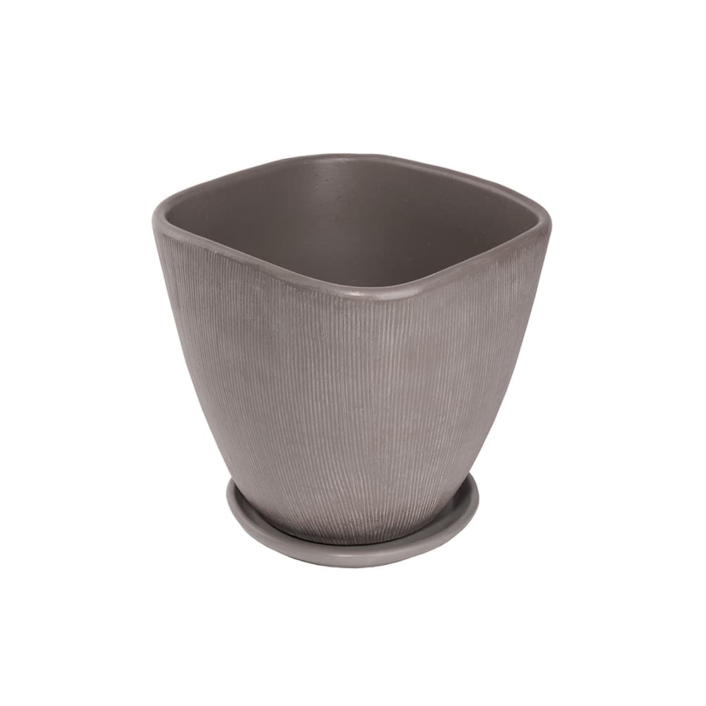 Саксия Cloudy Grey 23xH21см сива