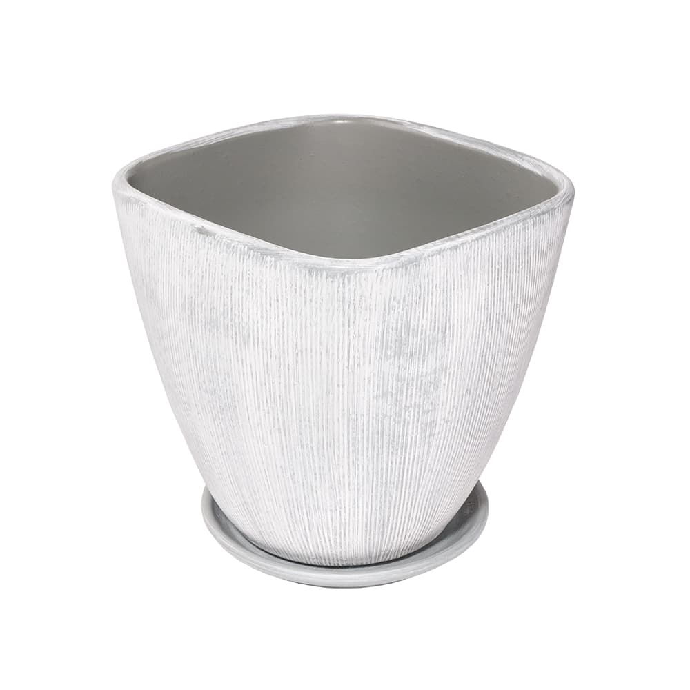 Саксия Pop Grey 29xH26см светлосива