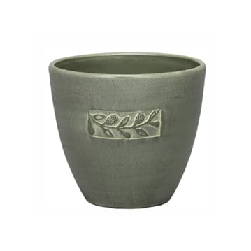 Саксия Olive Green ø22x21см зелена