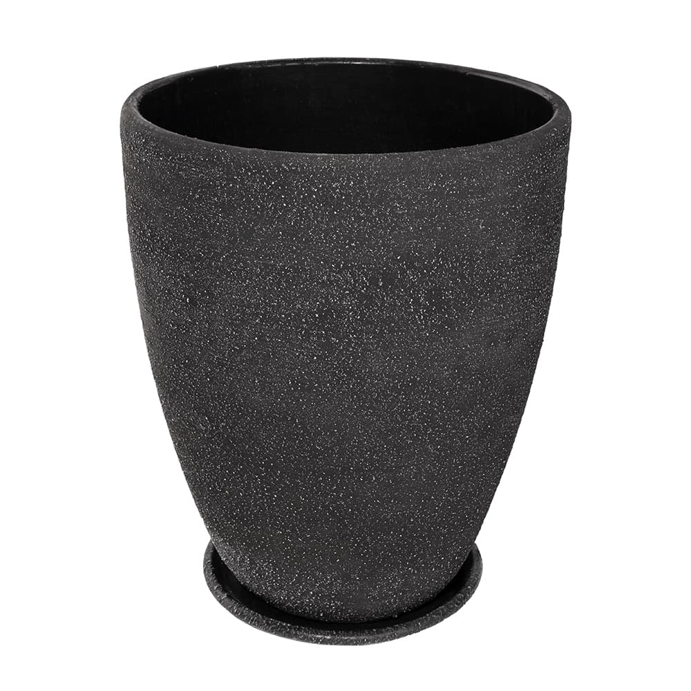 Саксия Antique Black ø39x50см черна 