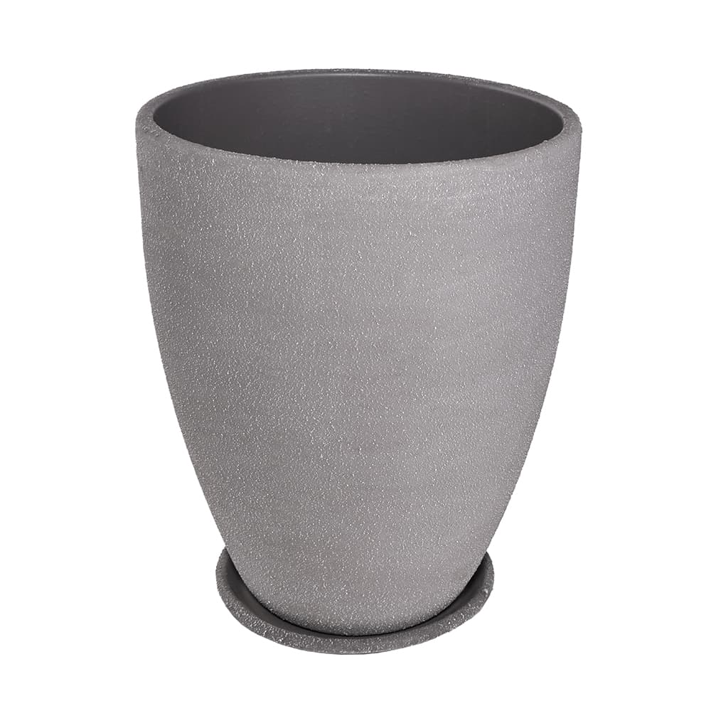 Саксия Antique Grey ø39x50см сива