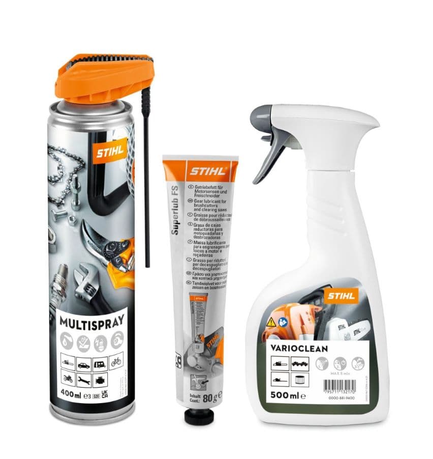 Комплект за почистване и поддръжка STIHL Care & Clean Kit FS Plus / 3 части