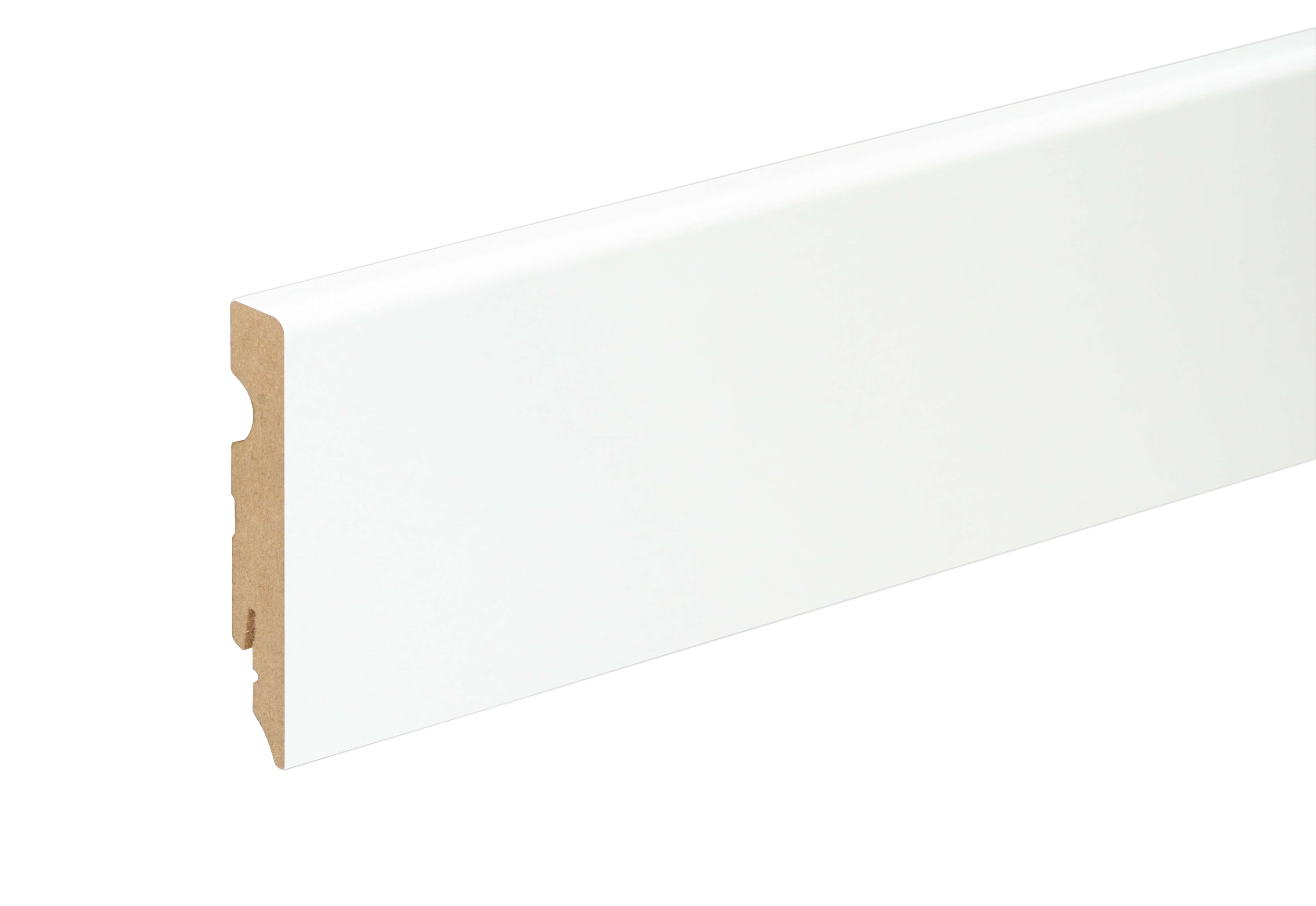 MDF перваз FU084L1 FOFA015 бял 240см