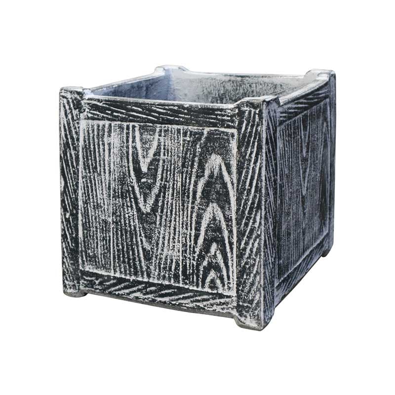 Саксия Square RP18-609 / 37x37x38см сива