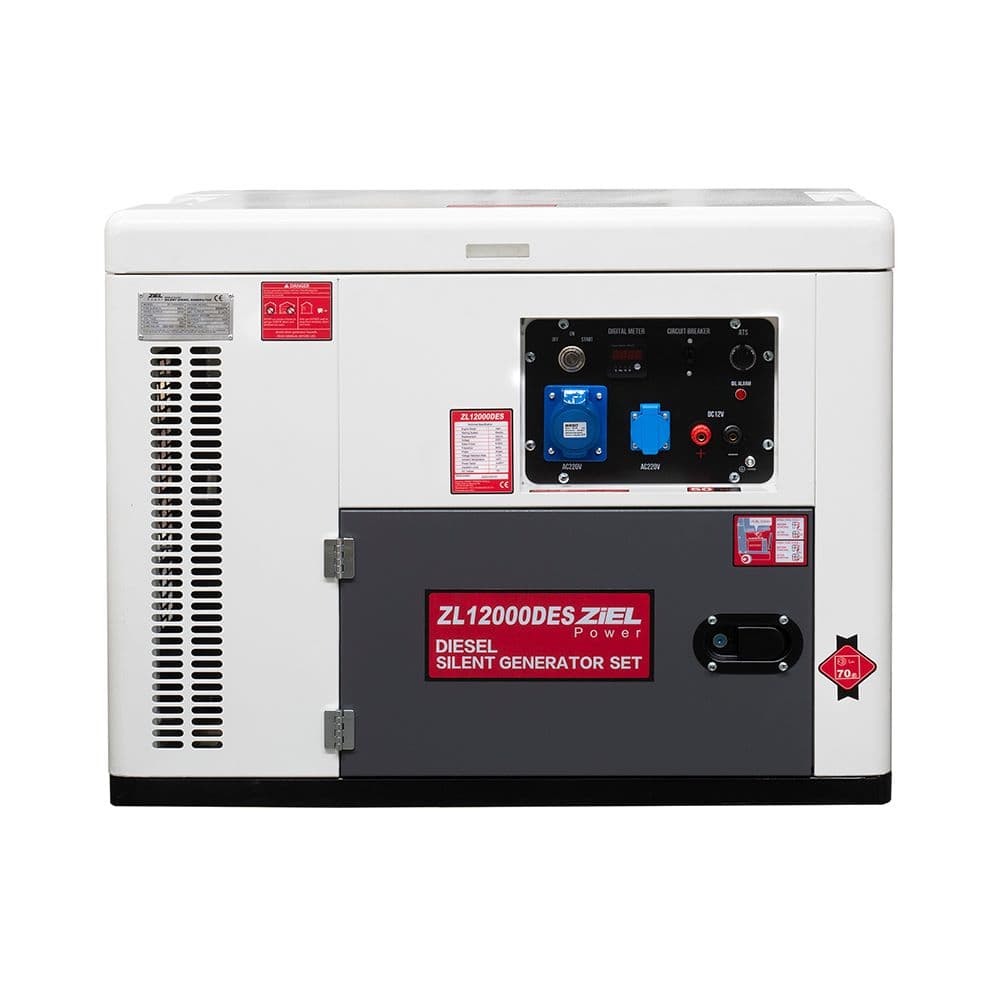 Дизелов монофазен генератор Ziel ZL1200DES 8kW / 8.5kW