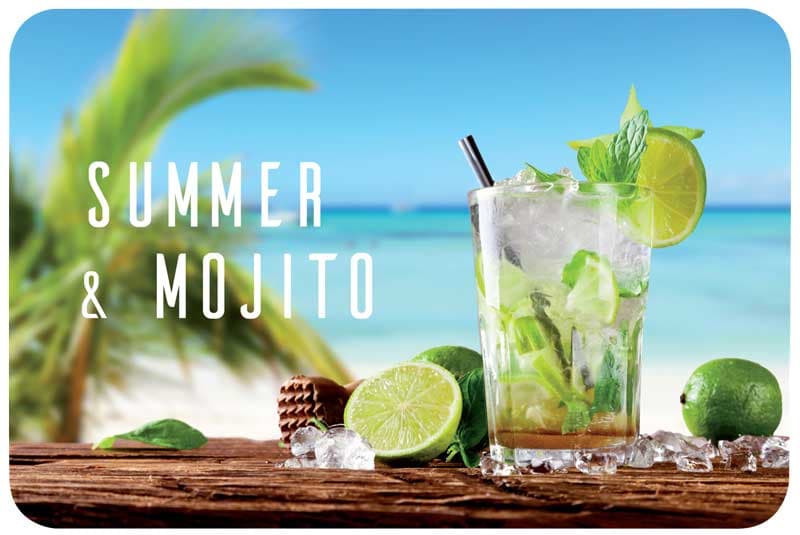 Подложка за хранене Cocktail lime 30x45 см