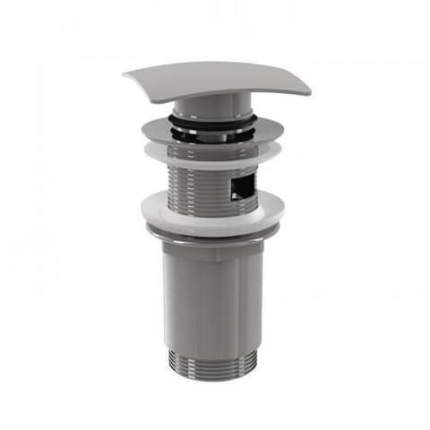 Месингово витло за умивалник Click-Clack Quadro Chrome Big Push 1 1/4"