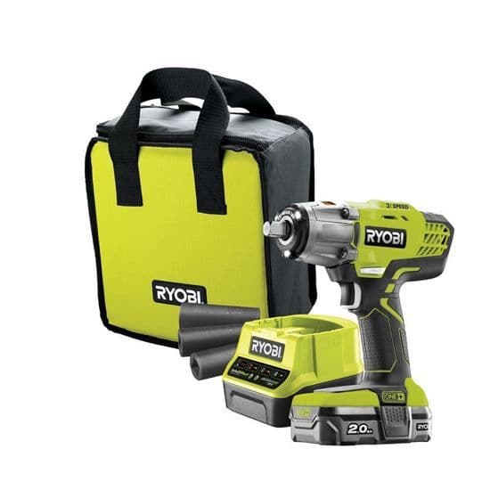Акумулаторен гайковерт Ryobi R18IW3-120S 18V 400Nm с батерия, зарядно и чанта