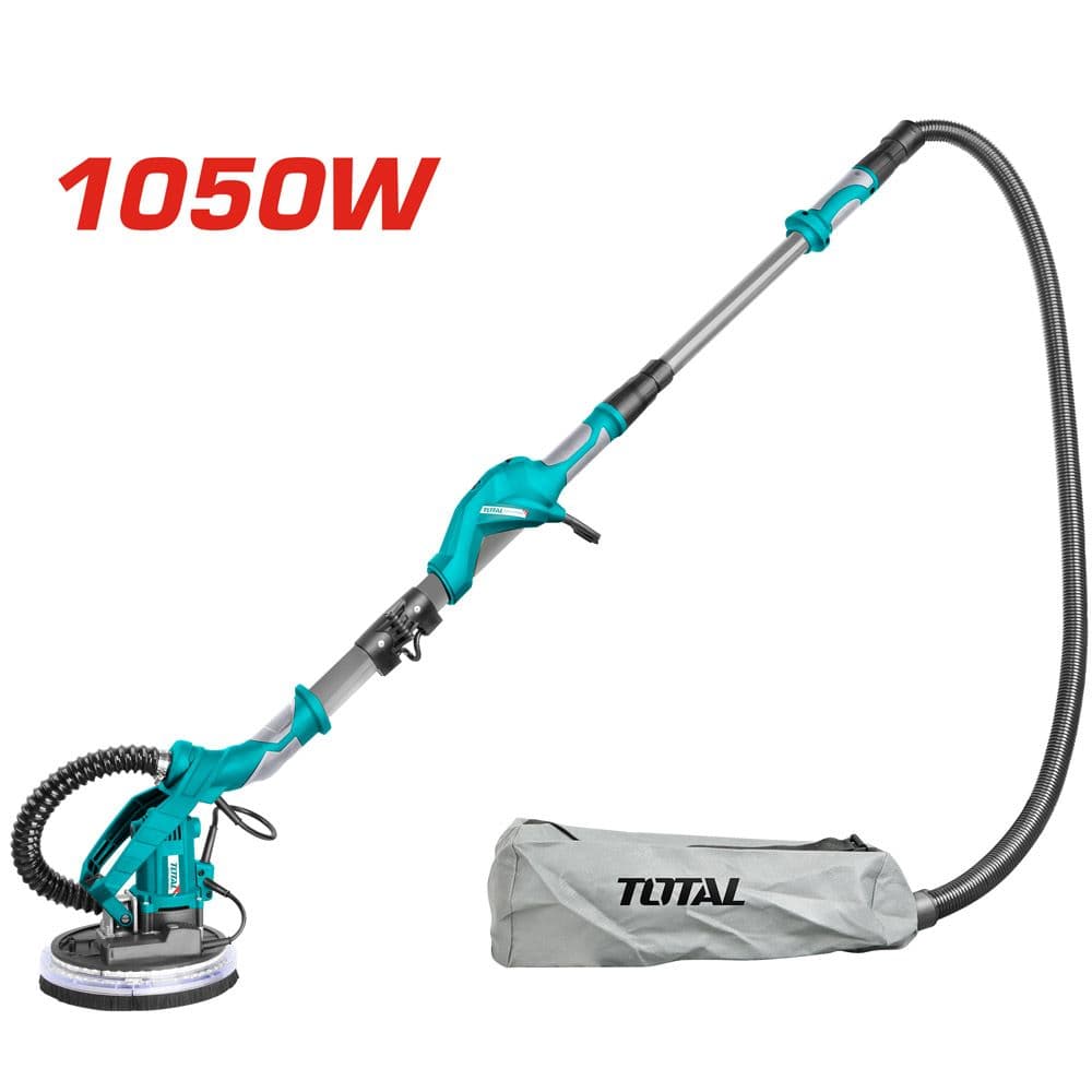 Шлайфмашина за стени и тавани Total Ind 1050W ø225мм телескопична 
