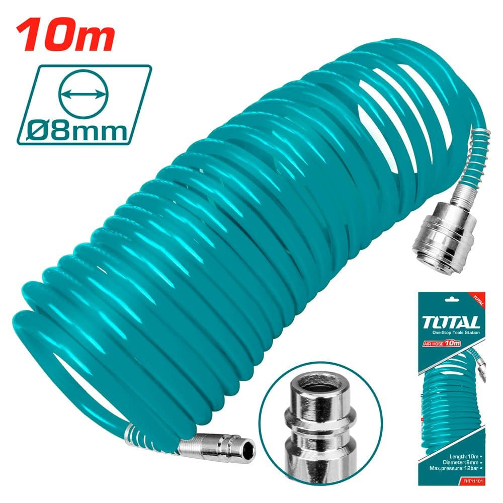 Маркуч за компресор Total PU 1/4" / 5х8 мм 10 м