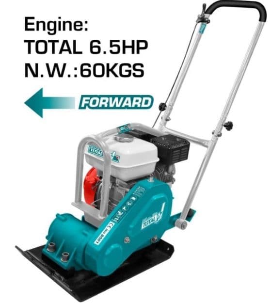 Виброплоча Total 6.5HP 10.5kN 60кг