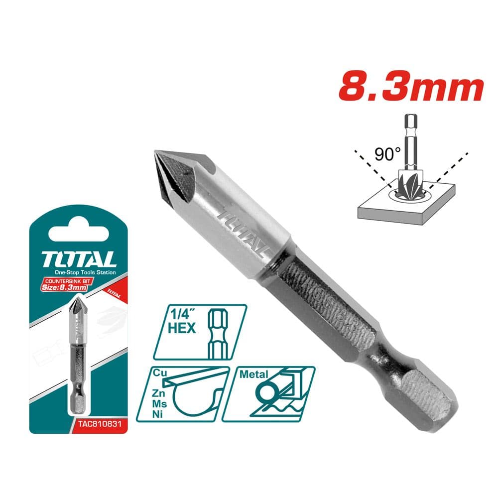 Зенкер Total HSS 1/4" / ø8,3мм