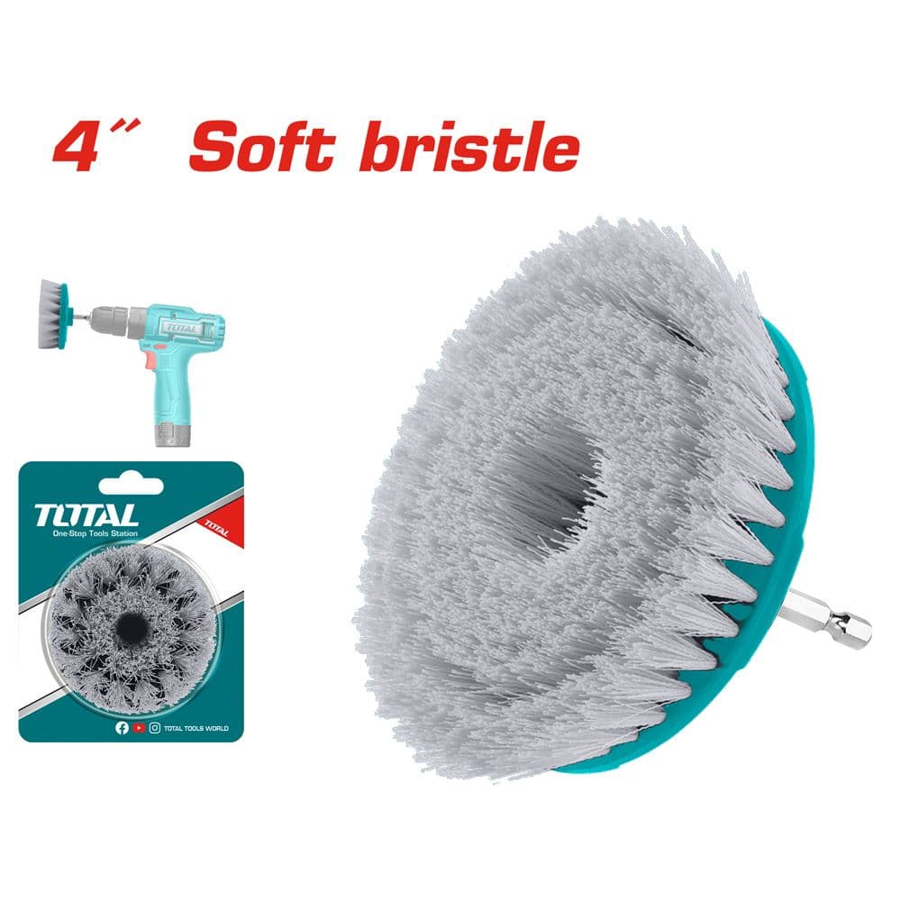 Четка за почистване Total Ind Soft HEX 4"
