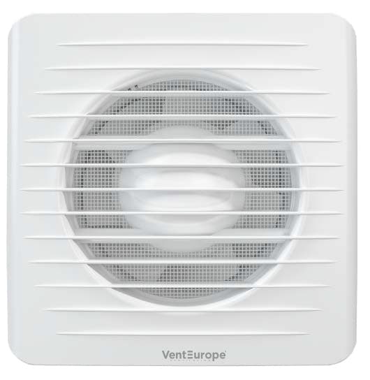 Аксиален вентилатор с клапа и въженце Vent Europe Classic 5 BD PS ø125мм 16W