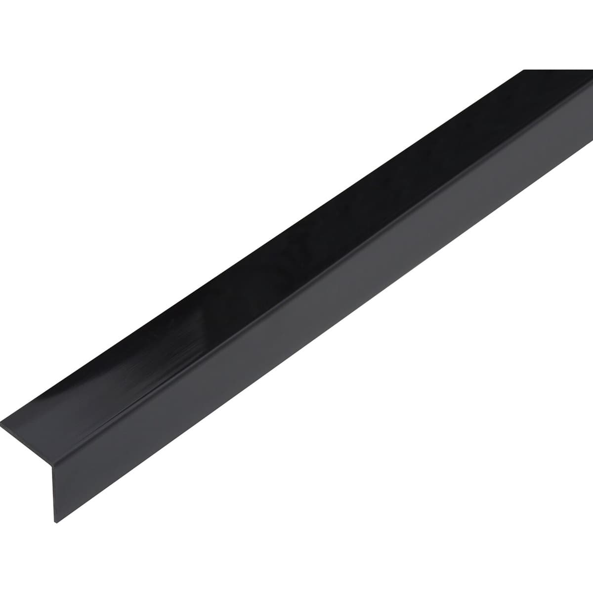 PVC ъглов профил 100x1,5x1,5см черен