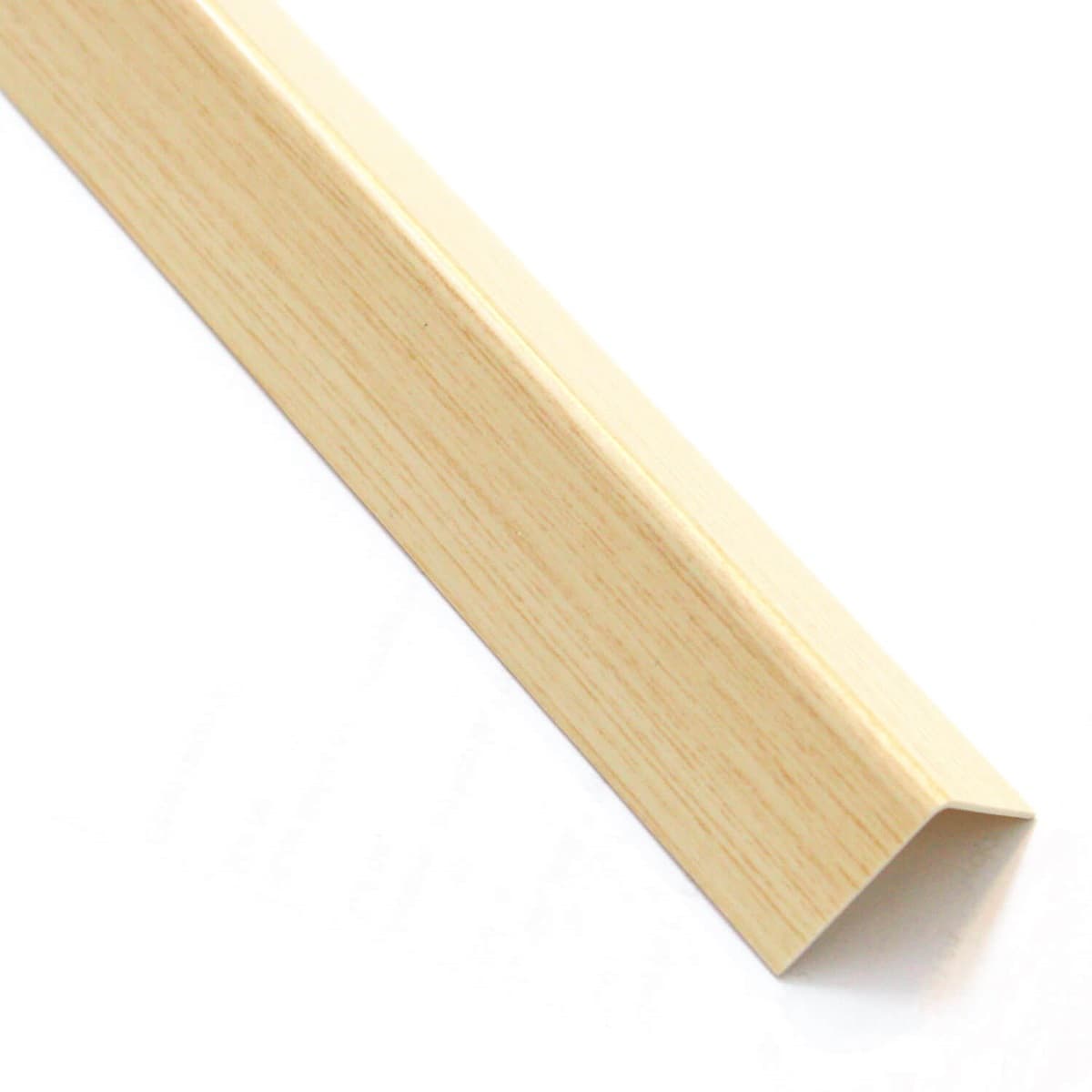 PVC ъглов профил 260x2x2см светъл дъб