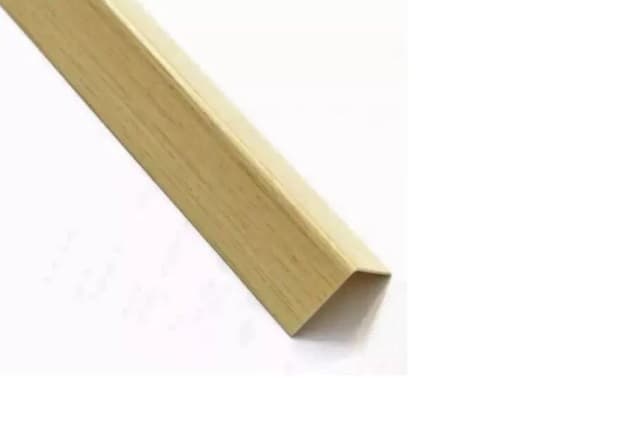 PVC ъглов профил 100x2x2см светло дърво